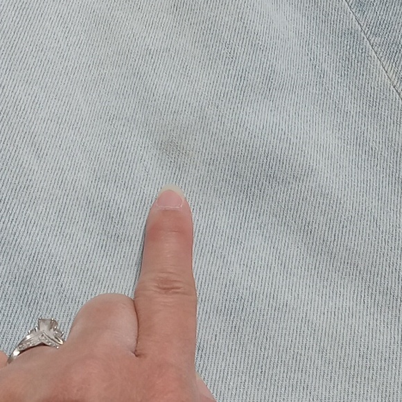 EVERLANE Womens Jeans Faded DENIM Pants 32 New BLUE Casual DEFECT ** - Picture 4 of 14